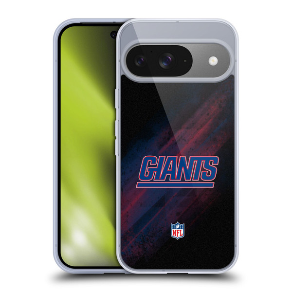 NFL New York Giants Logo Blur Soft Gel Case for Google Pixel 9 / Pixel 9 Pro