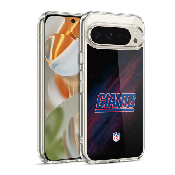 NFL New York Giants Logo Blur Soft Gel Case for Google Pixel 9 / Pixel 9 Pro