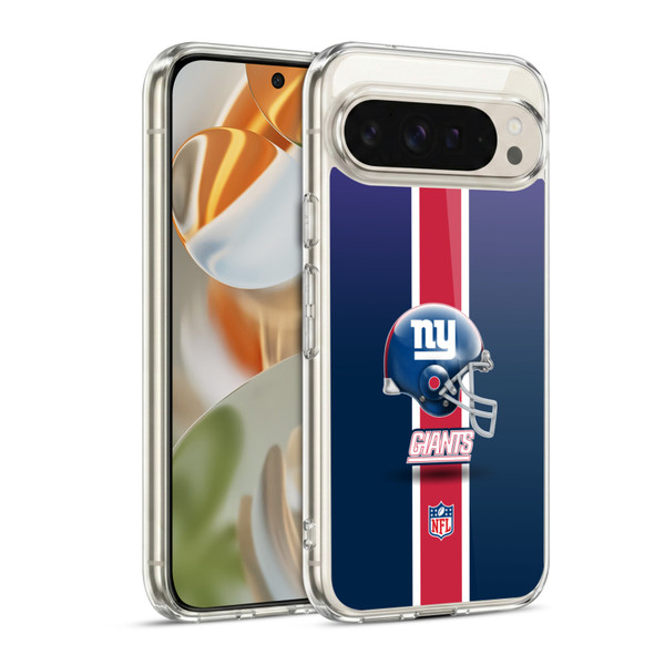 NFL New York Giants Logo Helmet Soft Gel Case for Google Pixel 9 / Pixel 9 Pro