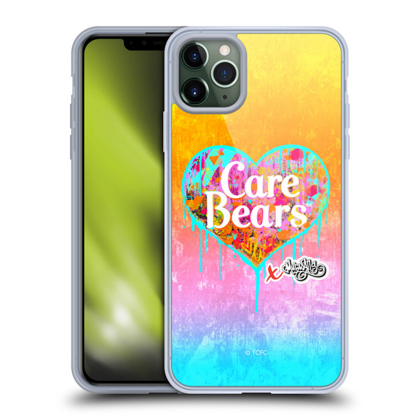 Care Bears Graffiti Collection by Murwalls Heart Tag Soft Gel Case for Apple iPhone 11 Pro Max