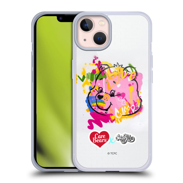 Care Bears Graffiti Collection by Murwalls Painted Soft Gel Case for Apple iPhone 13