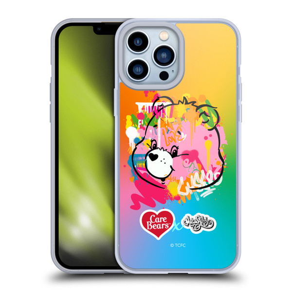Care Bears Graffiti Collection by Murwalls Gradient Soft Gel Case for Apple iPhone 13 Pro Max