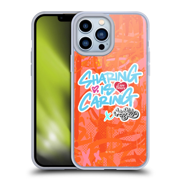 Care Bears Graffiti Collection by Murwalls Sharing Is Caring Soft Gel Case for Apple iPhone 13 Pro Max