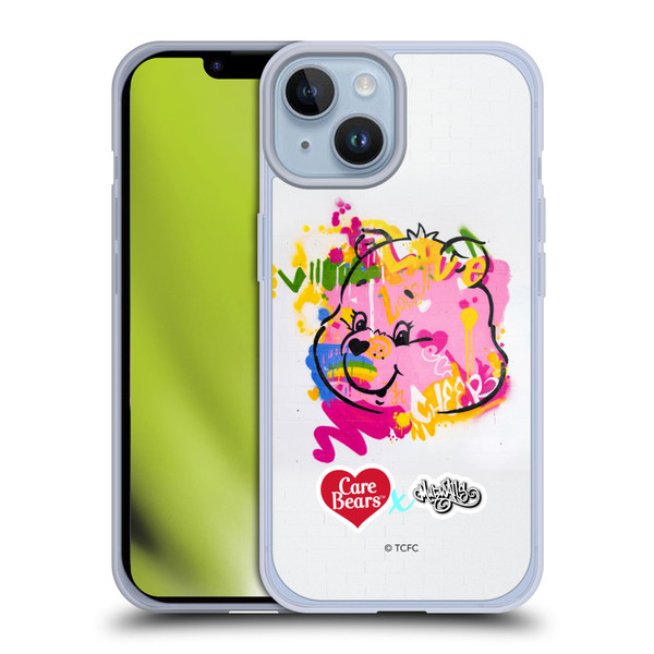 Care Bears Graffiti Collection by Murwalls Painted Soft Gel Case for Apple iPhone 14