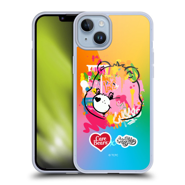 Care Bears Graffiti Collection by Murwalls Gradient Soft Gel Case for Apple iPhone 14 Plus