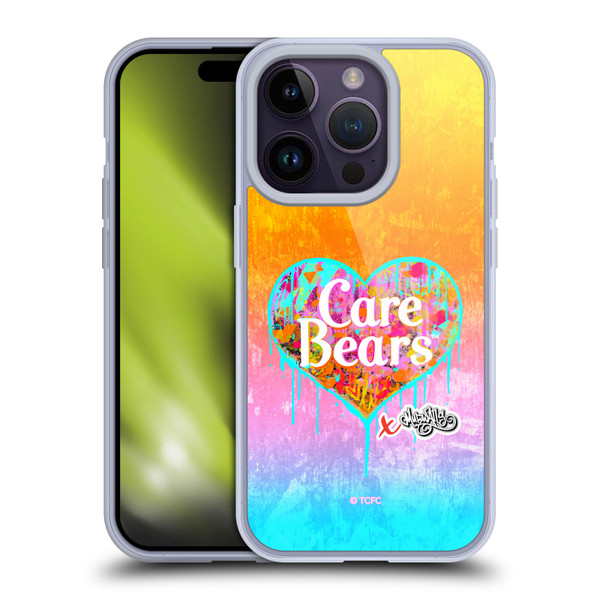 Care Bears Graffiti Collection by Murwalls Heart Tag Soft Gel Case for Apple iPhone 14 Pro