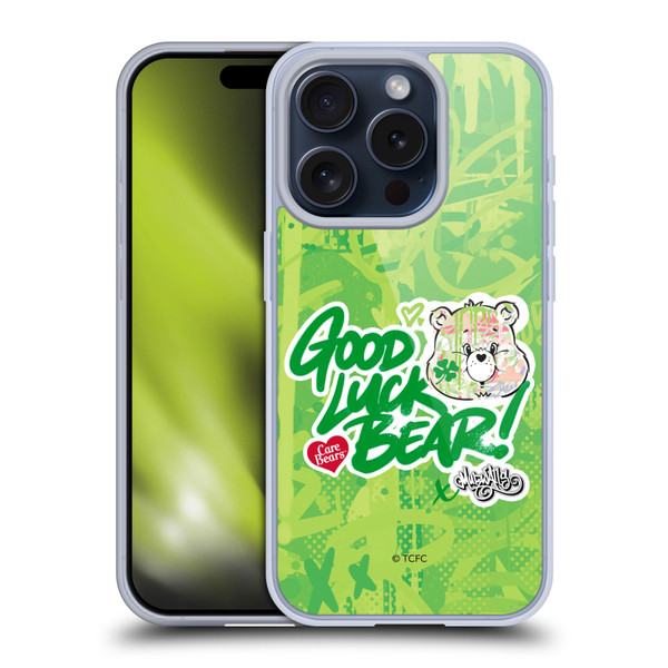 Care Bears Graffiti Collection by Murwalls Good Luck Soft Gel Case for Apple iPhone 15 Pro