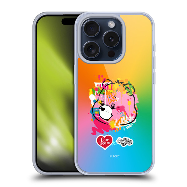 Care Bears Graffiti Collection by Murwalls Gradient Soft Gel Case for Apple iPhone 15 Pro