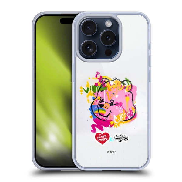 Care Bears Graffiti Collection by Murwalls Painted Soft Gel Case for Apple iPhone 15 Pro