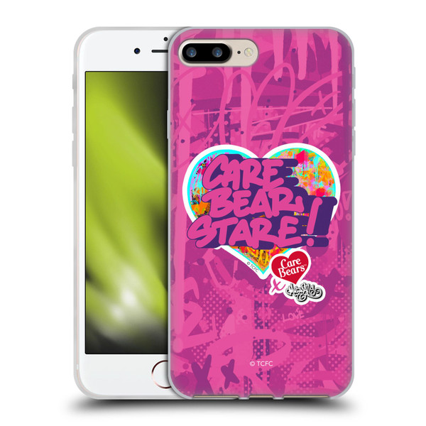Care Bears Graffiti Collection by Murwalls Stare Soft Gel Case for Apple iPhone 7 Plus / iPhone 8 Plus