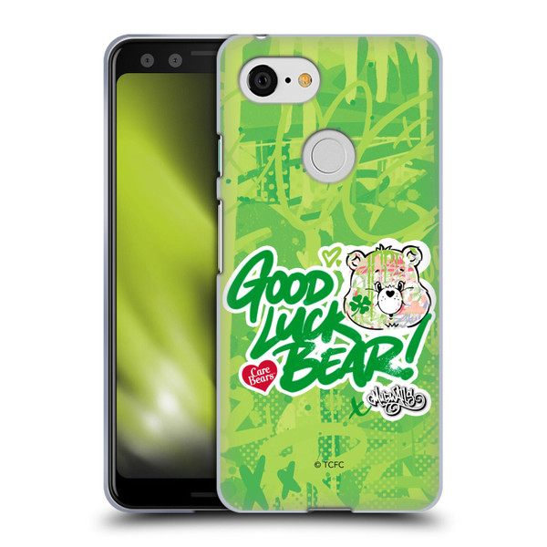 Care Bears Graffiti Collection by Murwalls Good Luck Soft Gel Case for Google Pixel 3