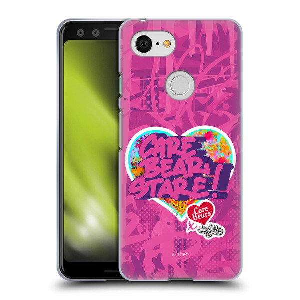 Care Bears Graffiti Collection by Murwalls Stare Soft Gel Case for Google Pixel 3