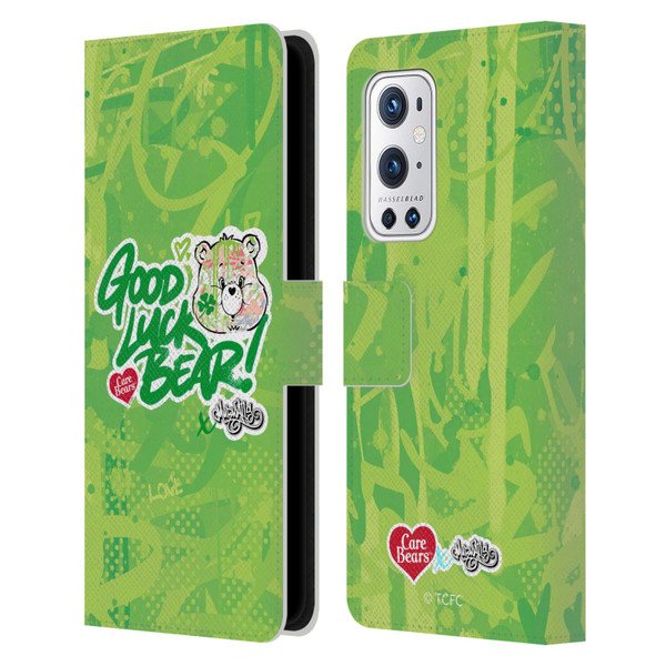 Care Bears Graffiti Collection by Murwalls Good Luck Leather Book Wallet Case Cover For OnePlus 9 Pro