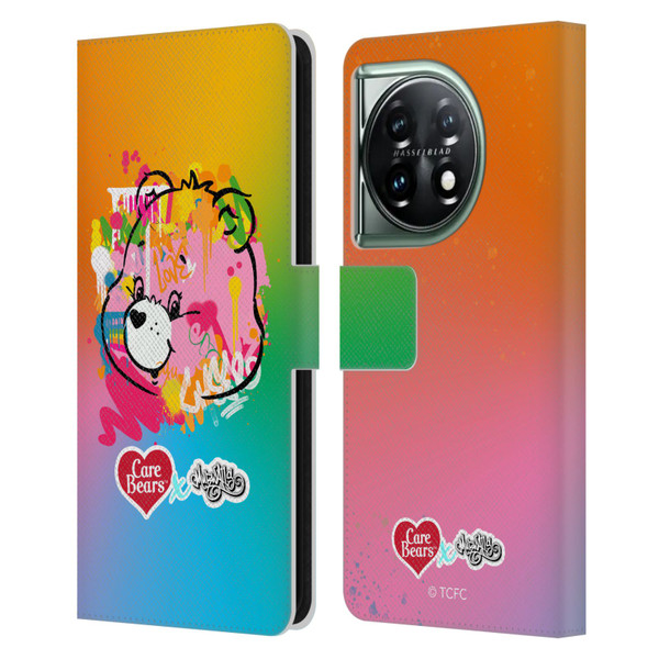 Care Bears Graffiti Collection by Murwalls Gradient Leather Book Wallet Case Cover For OnePlus 11 5G