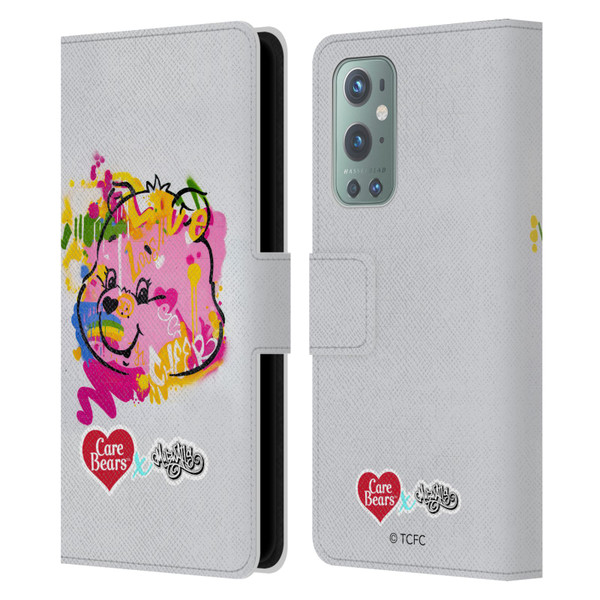 Care Bears Graffiti Collection by Murwalls Painted Leather Book Wallet Case Cover For OnePlus 9