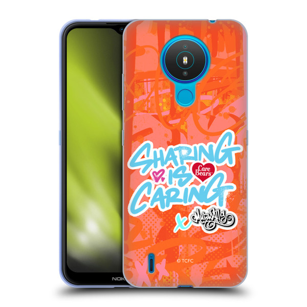 Care Bears Graffiti Collection by Murwalls Sharing Is Caring Soft Gel Case for Nokia 1.4