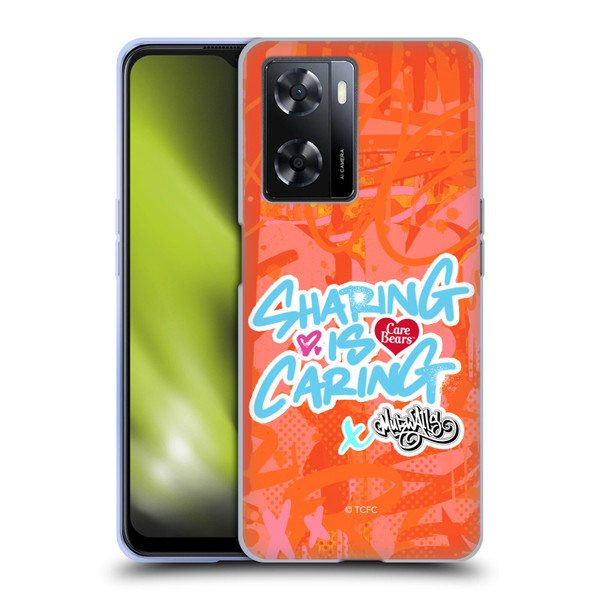 Care Bears Graffiti Collection by Murwalls Sharing Is Caring Soft Gel Case for OPPO A57s