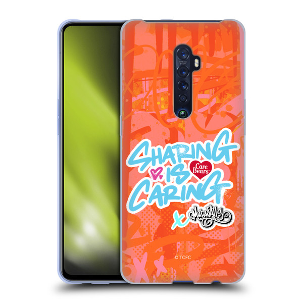 Care Bears Graffiti Collection by Murwalls Sharing Is Caring Soft Gel Case for OPPO Reno 2