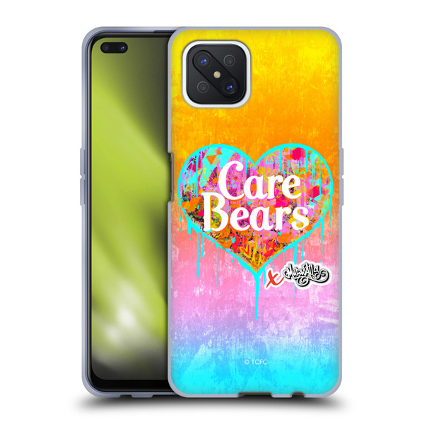 Care Bears Graffiti Collection by Murwalls Heart Tag Soft Gel Case for OPPO Reno4 Z 5G