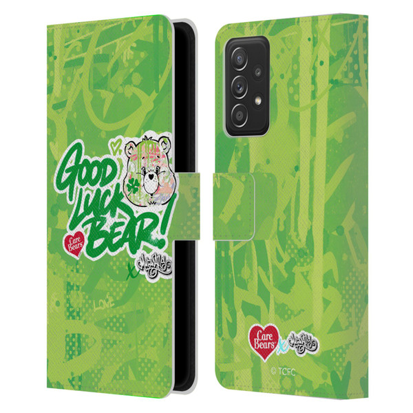 Care Bears Graffiti Collection by Murwalls Good Luck Leather Book Wallet Case Cover For Samsung Galaxy A53 5G (2022)