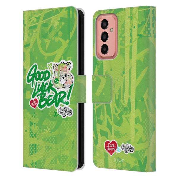 Care Bears Graffiti Collection by Murwalls Good Luck Leather Book Wallet Case Cover For Samsung Galaxy M13 (2022)