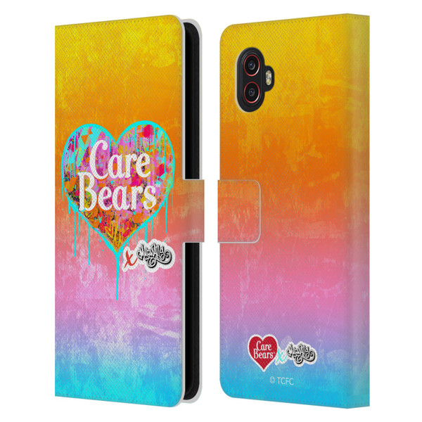 Care Bears Graffiti Collection by Murwalls Heart Tag Leather Book Wallet Case Cover For Samsung Galaxy Xcover6 Pro/Pro2