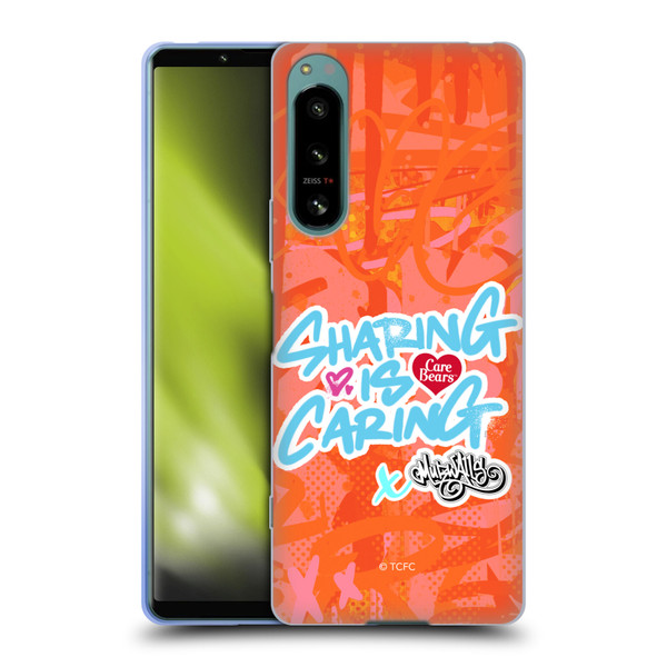 Care Bears Graffiti Collection by Murwalls Sharing Is Caring Soft Gel Case for Sony Xperia 5 IV