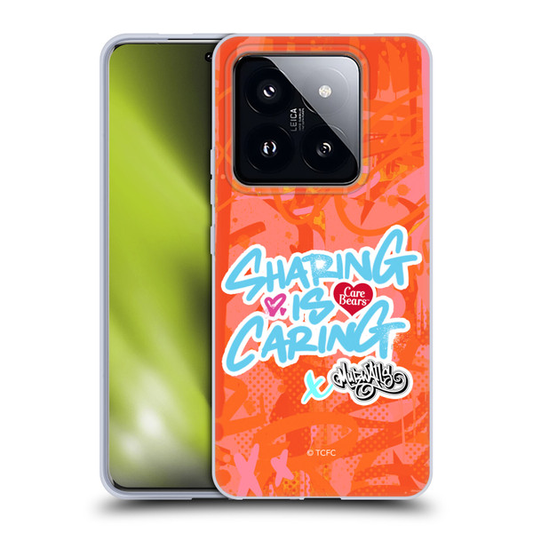 Care Bears Graffiti Collection by Murwalls Sharing Is Caring Soft Gel Case for Xiaomi 14 Pro
