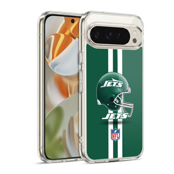 NFL New York Jets Logo Helmet Soft Gel Case for Google Pixel 9 / Pixel 9 Pro