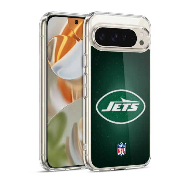 NFL New York Jets Artwork LED Soft Gel Case for Google Pixel 9 / Pixel 9 Pro