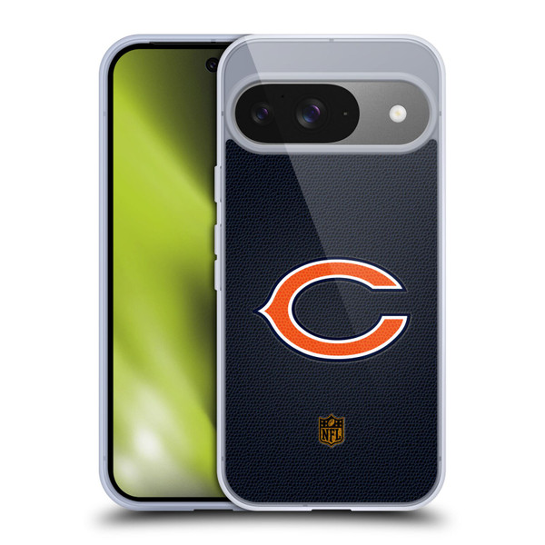 NFL Chicago Bears Logo Football Soft Gel Case for Google Pixel 9 / Pixel 9 Pro