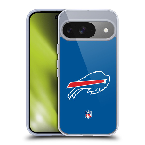 NFL Buffalo Bills Logo Plain Soft Gel Case for Google Pixel 9 / Pixel 9 Pro