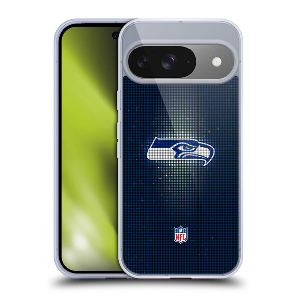NFL Seattle Seahawks Artwork LED Soft Gel Case for Google Pixel 9 / Pixel 9 Pro