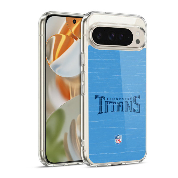 NFL Tennessee Titans Logo Distressed Look Soft Gel Case for Google Pixel 9 / Pixel 9 Pro