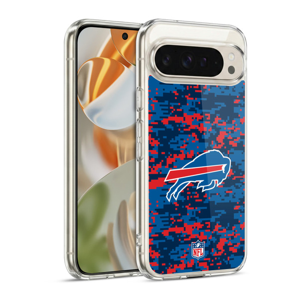 NFL Buffalo Bills Graphics Digital Camouflage Soft Gel Case for Google Pixel 9 / Pixel 9 Pro