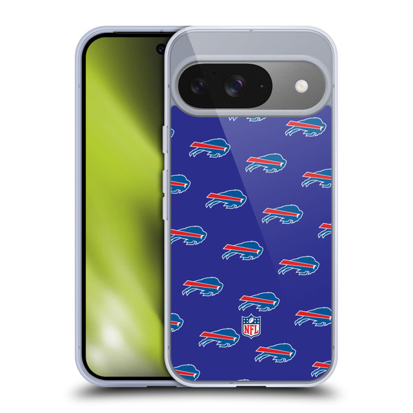 NFL Buffalo Bills Artwork Patterns Soft Gel Case for Google Pixel 9 / Pixel 9 Pro
