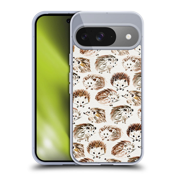 Cat Coquillette Animals Hedgehogs Soft Gel Case for Google Pixel 9 / Pixel 9 Pro