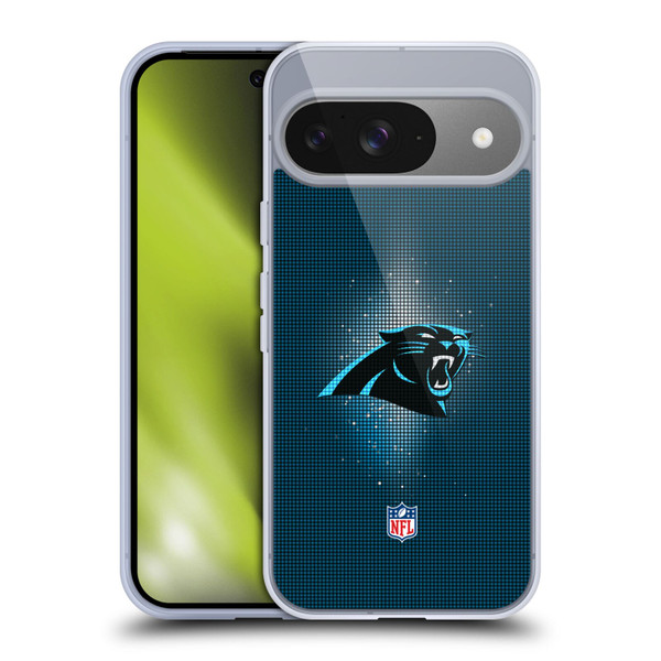 NFL Carolina Panthers Artwork LED Soft Gel Case for Google Pixel 9 / Pixel 9 Pro