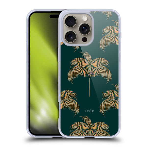 Cat Coquillette Tropical Wildlife Palm Tree Oasis Soft Gel Case for Apple iPhone 16 Pro Max