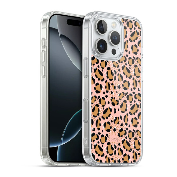 Cat Coquillette Tropical Wildlife Sparkly Leopard Print Soft Gel Case for Apple iPhone 16 Pro & MagSafe