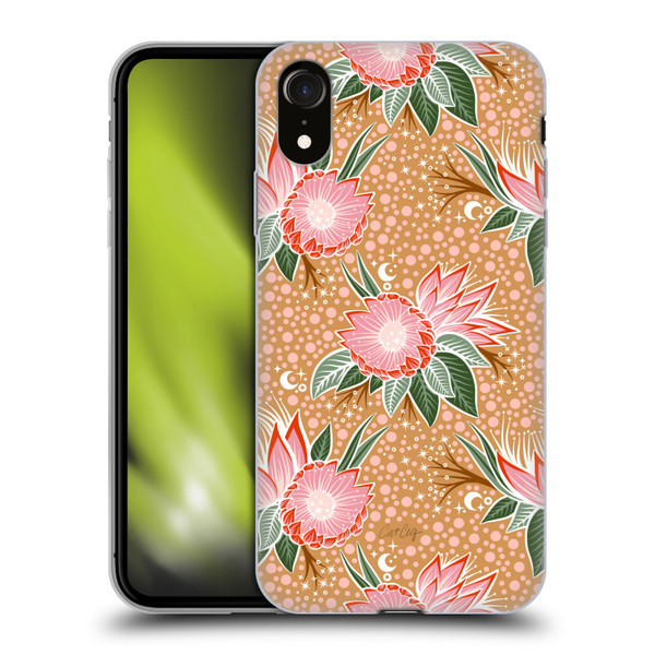 Cat Coquillette Tropical Wildlife Protea Bloom Soft Gel Case for Apple iPhone XR