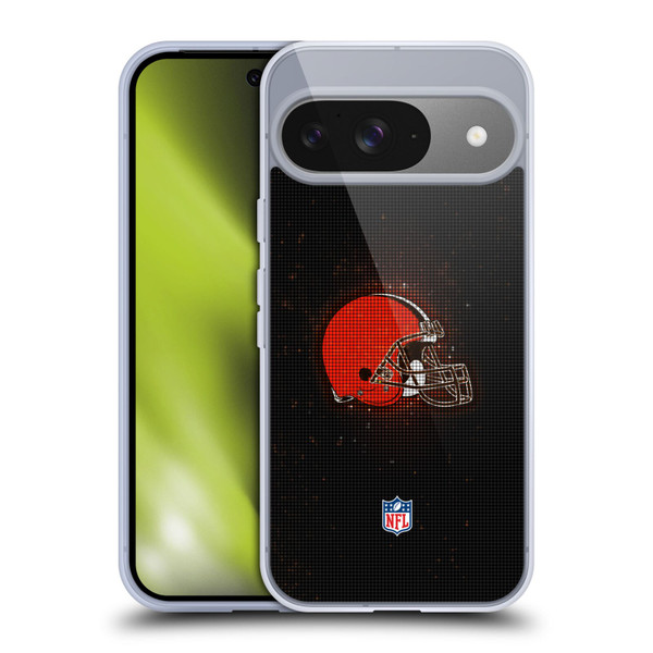 NFL Cleveland Browns Artwork LED Soft Gel Case for Google Pixel 9 / Pixel 9 Pro