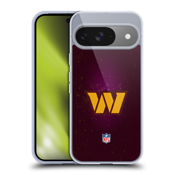 NFL Washington Football Team Artwork LED Soft Gel Case for Google Pixel 9 / Pixel 9 Pro