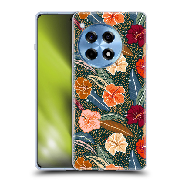 Cat Coquillette Tropical Wildlife African Hibiscus Soft Gel Case for OnePlus 12R