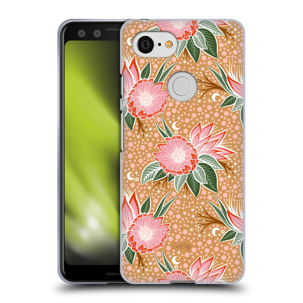 Cat Coquillette Tropical Wildlife Protea Bloom Soft Gel Case for Google Pixel 3