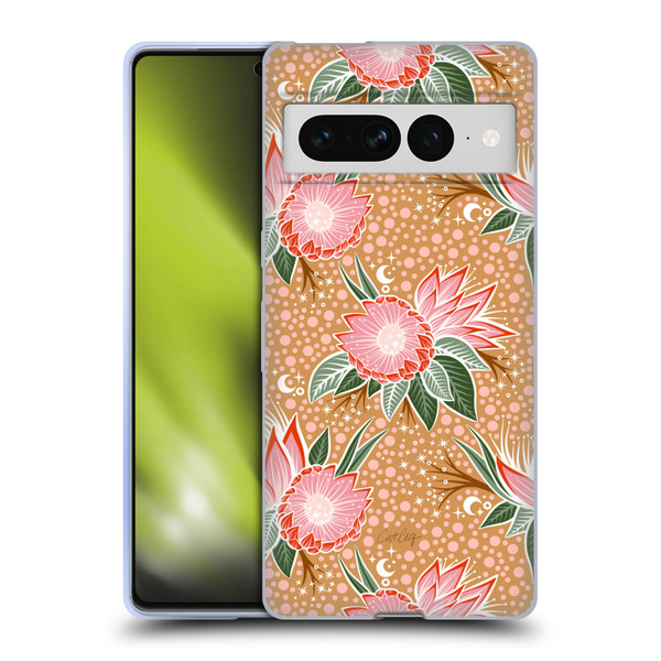 Cat Coquillette Tropical Wildlife Protea Bloom Soft Gel Case for Google Pixel 7 Pro