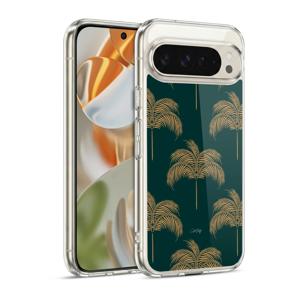 Cat Coquillette Tropical Wildlife Palm Tree Oasis Soft Gel Case for Google Pixel 9 / Pixel 9 Pro