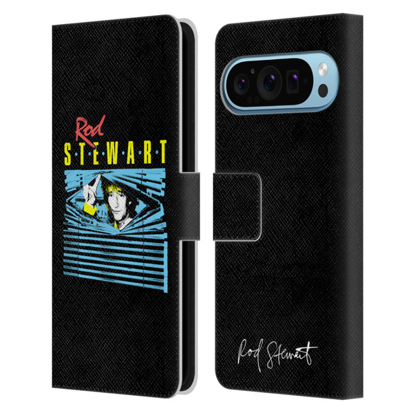 Rod Stewart Art Blinds Leather Book Wallet Case Cover For Google Pixel 9 / Pixel 9 Pro