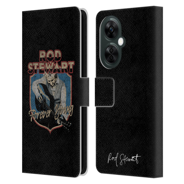 Rod Stewart Art Forever Young Leather Book Wallet Case Cover For OnePlus Nord CE 3 Lite 5G