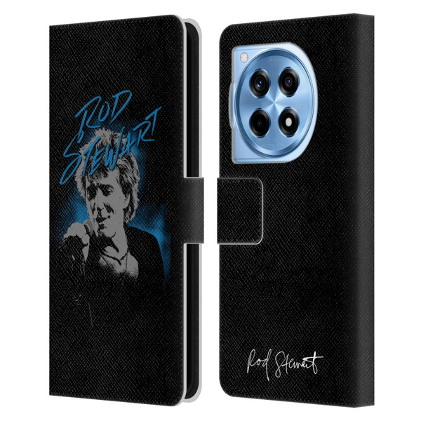 Rod Stewart Art Scribble Leather Book Wallet Case Cover For OnePlus 12R